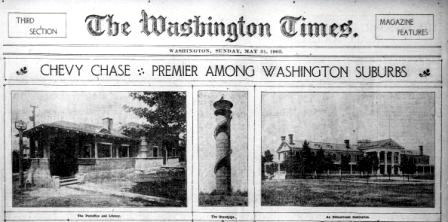 Image of the Washington Times; May 31, 1903