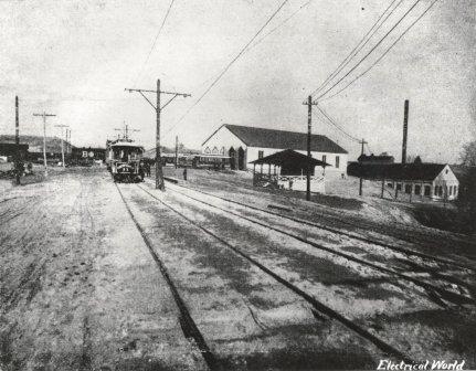 Rock Creek Railway's terminal at Chevy Chase Lake