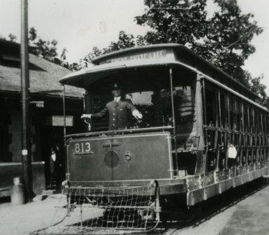 Trolley car #813