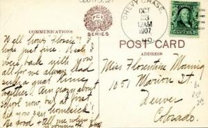 Back of postcard