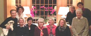 Group shot of the Primrose Street Book Club 2013