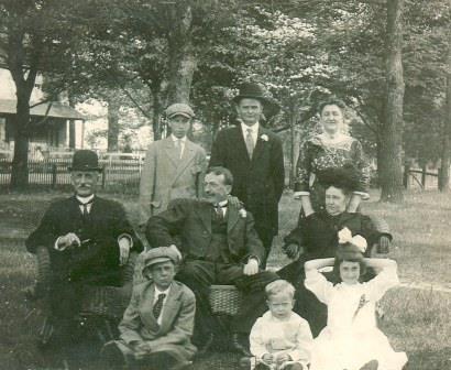 Image of Harry Martin with family members
