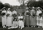 May Queen, Chevy Chase College Yearbook, 1922-1923. CCHS 2003.19.04